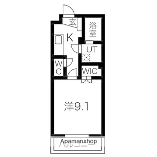 ルパーブ永田町【1階】の間取り