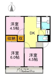 コーポ高瀬谷【107号室】の間取り