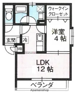 LA SEINE(セーヌ)【2階】の間取り