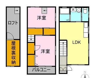 フルールⅣ【H号室】の間取り