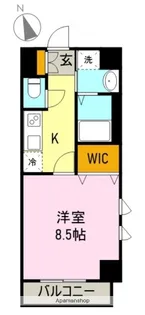 グランメールコート永田町【4階】の間取り