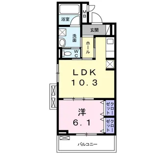 ソル【2階】の間取り
