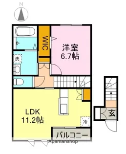AVANTI(アヴァンティ)【2階】の間取り
