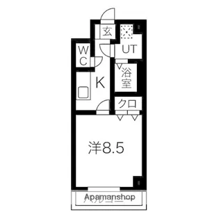 ミリュー【1階】の間取り