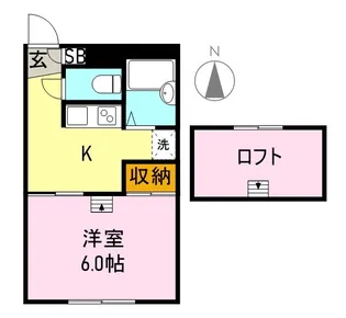 アクティブ【1階】の間取り