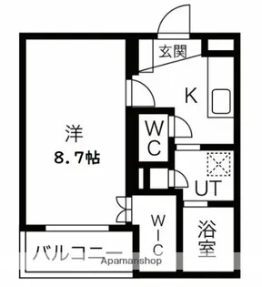 シュタットフルスⅠ【1階】の間取り