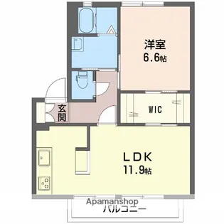グランメールユタカ【2階】の間取り