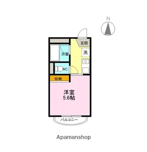 アールビル【4階】の間取り