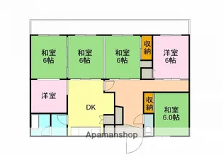 カーサベルデ大山【206号室】の間取り