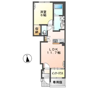ファイン・ハイムⅡ【1階】の間取り