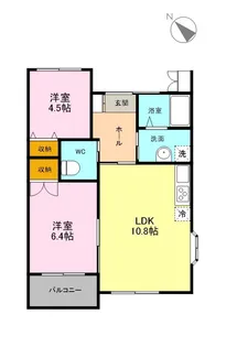 MARUSU竜南【1階】の間取り