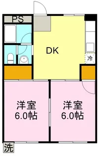 サンコーポ加藤【1階】の間取り