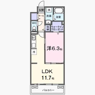 ボナミ B【3階】の間取り