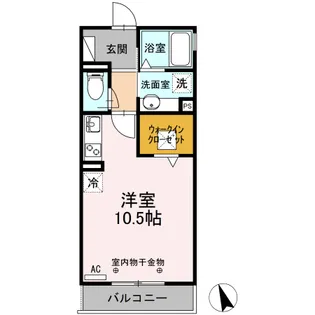 セレッサ ウーノ【1階】の間取り