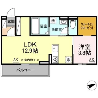 GRACIA(グラシア)【2階】の間取り