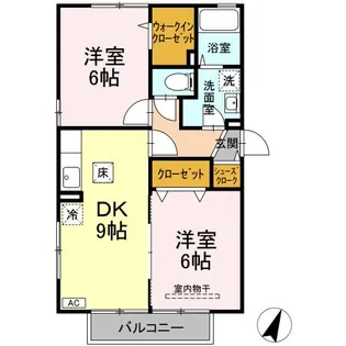 プレミール【1階】の間取り