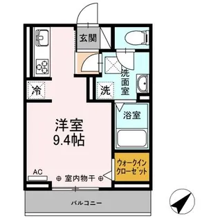 ONE UNIVERSITY PLACE【1階】の間取り