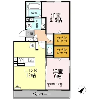 レスポワール【2階】の間取り