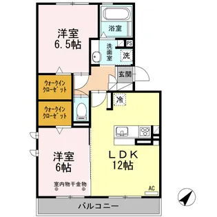 レスポワール【2階】の間取り