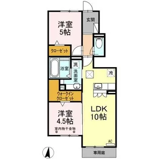MアイランドⅢ【1階】の間取り