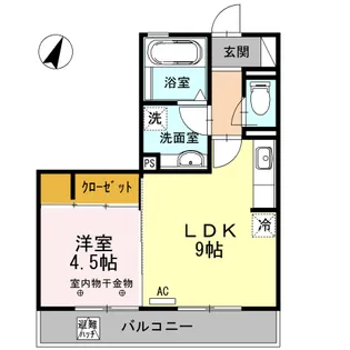 PORT MARK(ポートマーク)【2階】の間取り