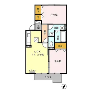 パストラル【1階】の間取り