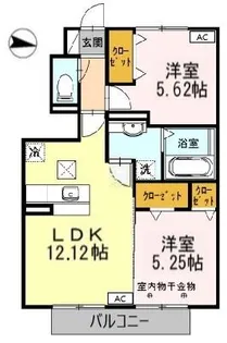 CINQ(サンク)【1階】の間取り