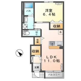 HERITAGE(ヘリテージ)【1階】の間取り