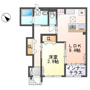 サンコーポ福田【1階】の間取り