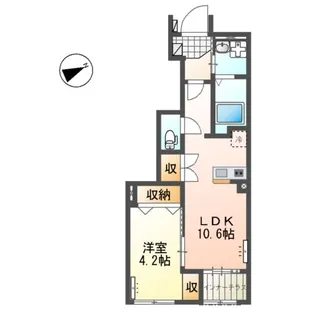 LIVE・DELIGHT【1階】の間取り