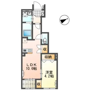 LIVE・DELIGHT【1階】の間取り