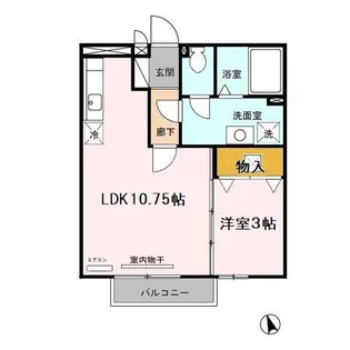 サンフォンテ A【1階】の間取り