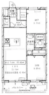 グレイスFUJIOKA【202号室】の間取り