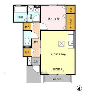 パストラル A【1階】の間取り