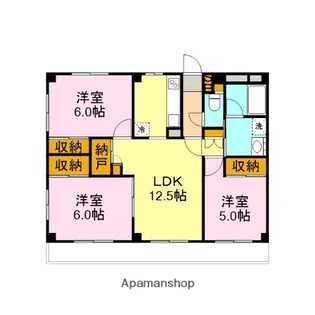 カーサ長窪A【121号室】の間取り