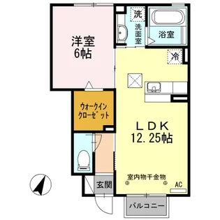 ピソ コモド A【1階】の間取り