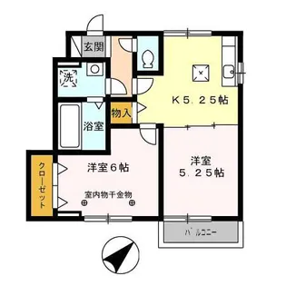 メゾン・ドリーム【1階】の間取り