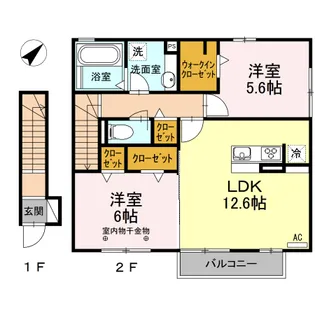 アネシスMⅡ【2階】の間取り