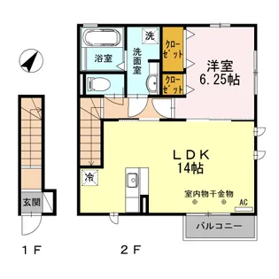 リヴェール【2階】の間取り