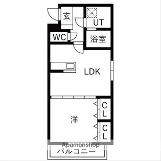 静岡県富士宮市三園平【マンション】の間取り