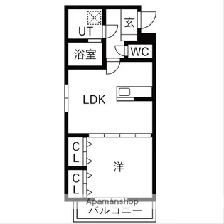 静岡県富士宮市三園平【マンション】の間取り
