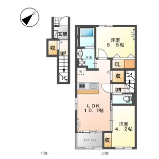 DA・MONDE【2階】の間取り