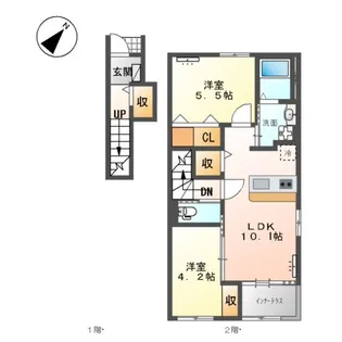 DA・MONDE【2階】の間取り
