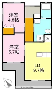 ロイヤルメゾン【101号室】の間取り