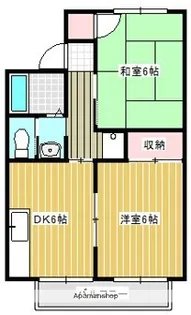 メゾンワルツA【2階】の間取り