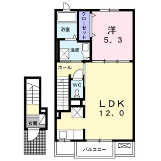 ベル リュミエール【2階】の間取り