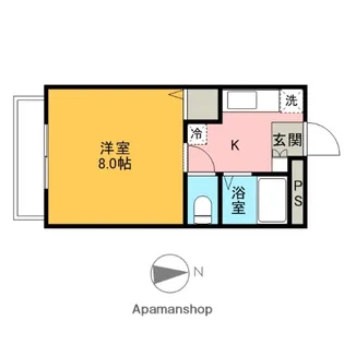 サンガーデン荒田島【2階】の間取り