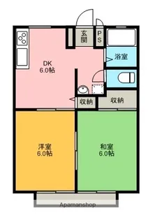 サンシティ菅沼【2階】の間取り