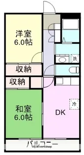 アビタシオンカモガワ【3階】の間取り