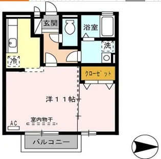 ボナール伏見【2階】の間取り